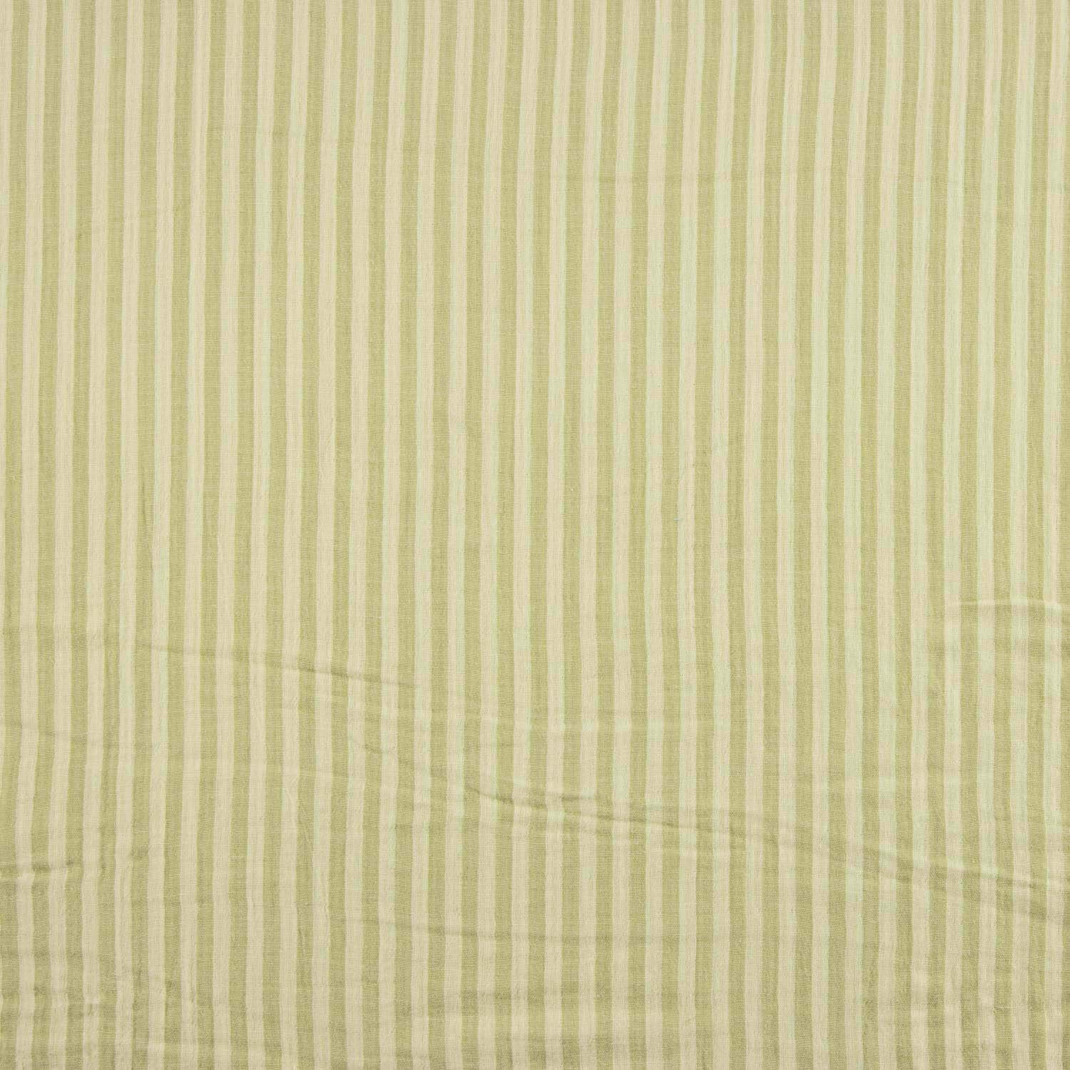 Double Gauze Muslin Striped Two-Tone Green - Ribes y Casals