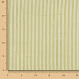 Double Gauze Muslin Striped Two-Tone Green - Ribes y Casals