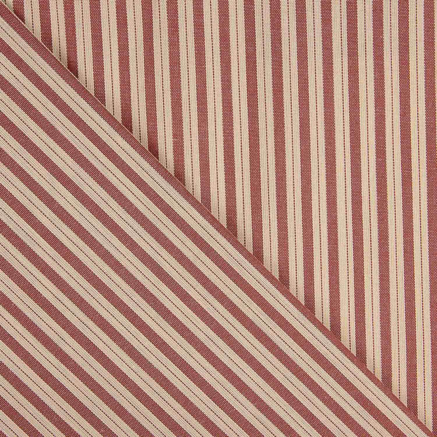 Flat Vertical Stripes Maroon and Beige - Ribes y Casals