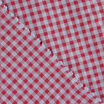 Pink and Blue Gingham Seersucker - Ribes y Casals
