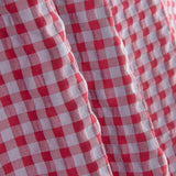 Pink and Blue Gingham Seersucker - Ribes y Casals