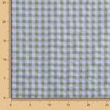 Green and Blue Gingham Checks Seersucker - Ribes y Casals