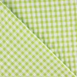 Lime Green Vichy Check Seersucker - Ribes y Casals