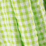 Lime Green Vichy Check Seersucker - Ribes y Casals