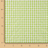 Lime Green Vichy Check Seersucker - Ribes y Casals