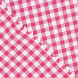 Seersucker Cuadros Rosa Intenso - Ribes y Casals