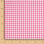 Seersucker Cuadros Rosa Intenso - Ribes y Casals