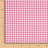 Seersucker Cuadros Rosa Intenso - Ribes y Casals