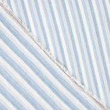 Blue and White Striped Cotton Bambula - Ribes y Casals