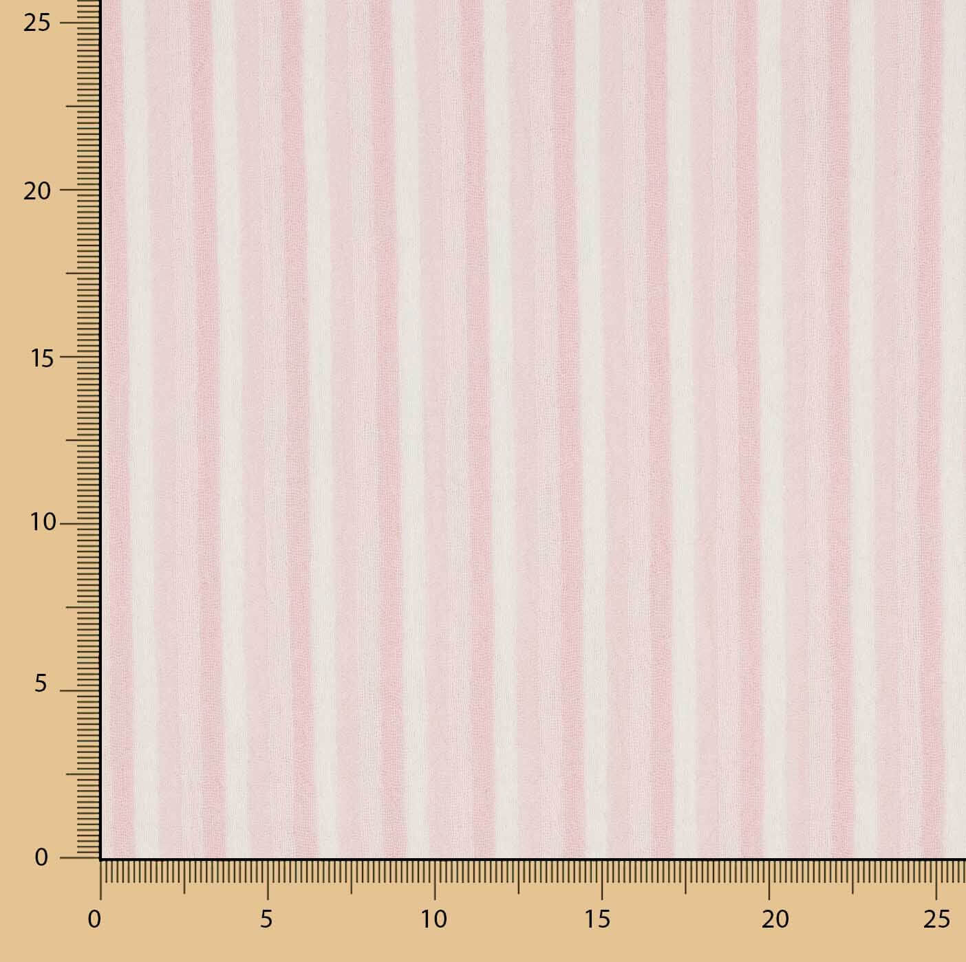 Pink and White Striped Cotton Gauze - Ribes y Casals