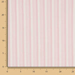 Pink and White Striped Cotton Gauze - Ribes y Casals