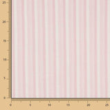 Pink and White Striped Cotton Gauze - Ribes y Casals
