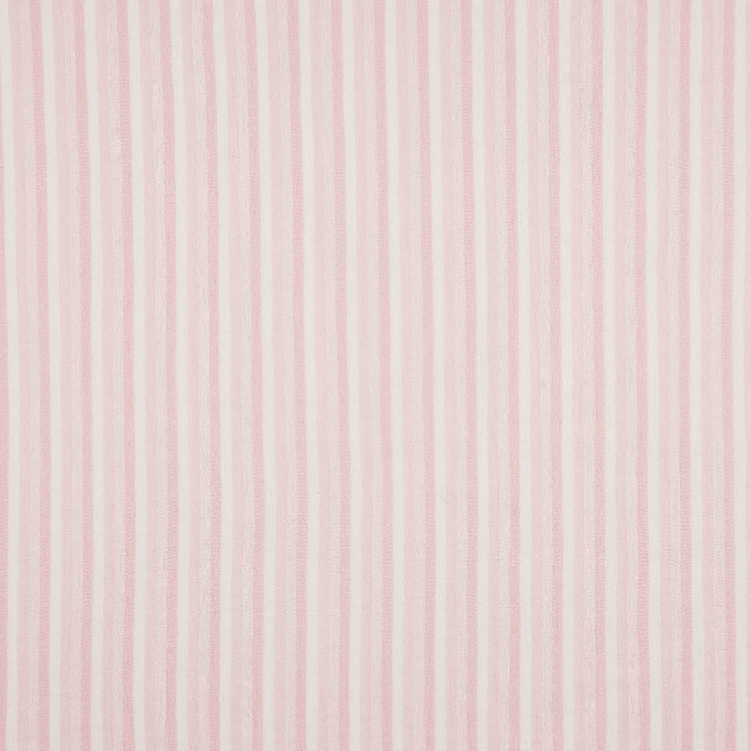 Pink and White Striped Cotton Gauze - Ribes y Casals