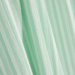 Green and White Striped Cotton Bambula - Ribes y Casals