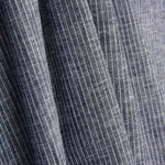 Linen and Cotton Stripes Natural Grey - Ribes y Casals