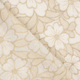 Raw Cotton Voile with Beige Embroidery - Ribes y Casals