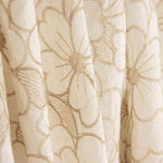 Raw Cotton Voile with Beige Embroidery - Ribes y Casals