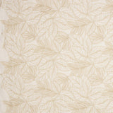 Raw Cotton Voile with Beige Leaf Embroidery - Ribes y Casals