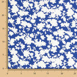 Blue Floral Print Viscose - Ribes y Casals