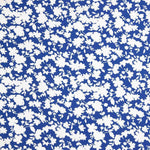 Blue Floral Print Viscose - Ribes y Casals