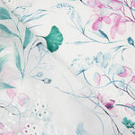 Mauve Floral Embroidered and Digitally Printed Cotton - Ribes y Casals