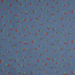Chambray Cotton Embroidered Cherries - Ribes y Casals