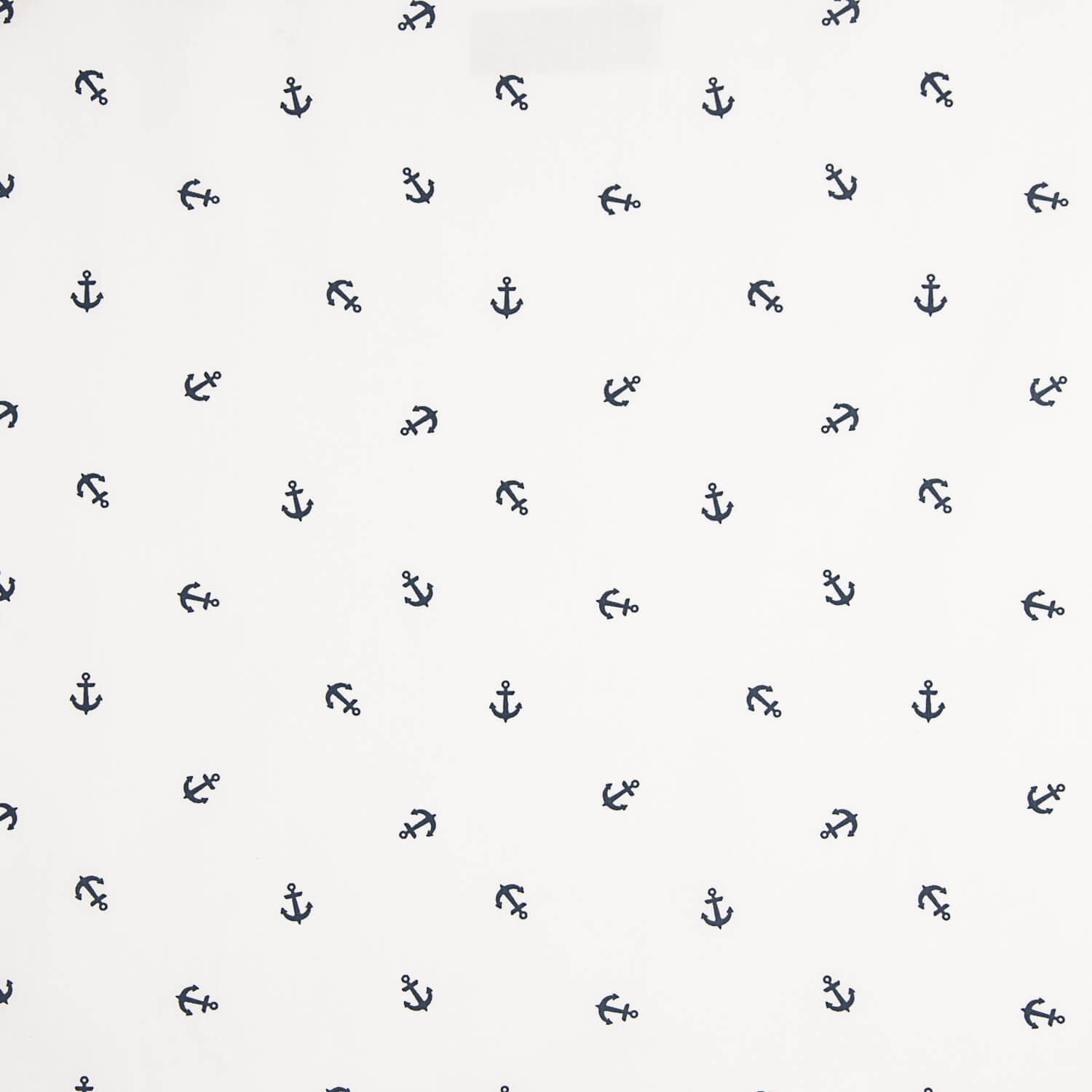 Cotton Poplin with Marine Anchor Print - Ribes y Casals