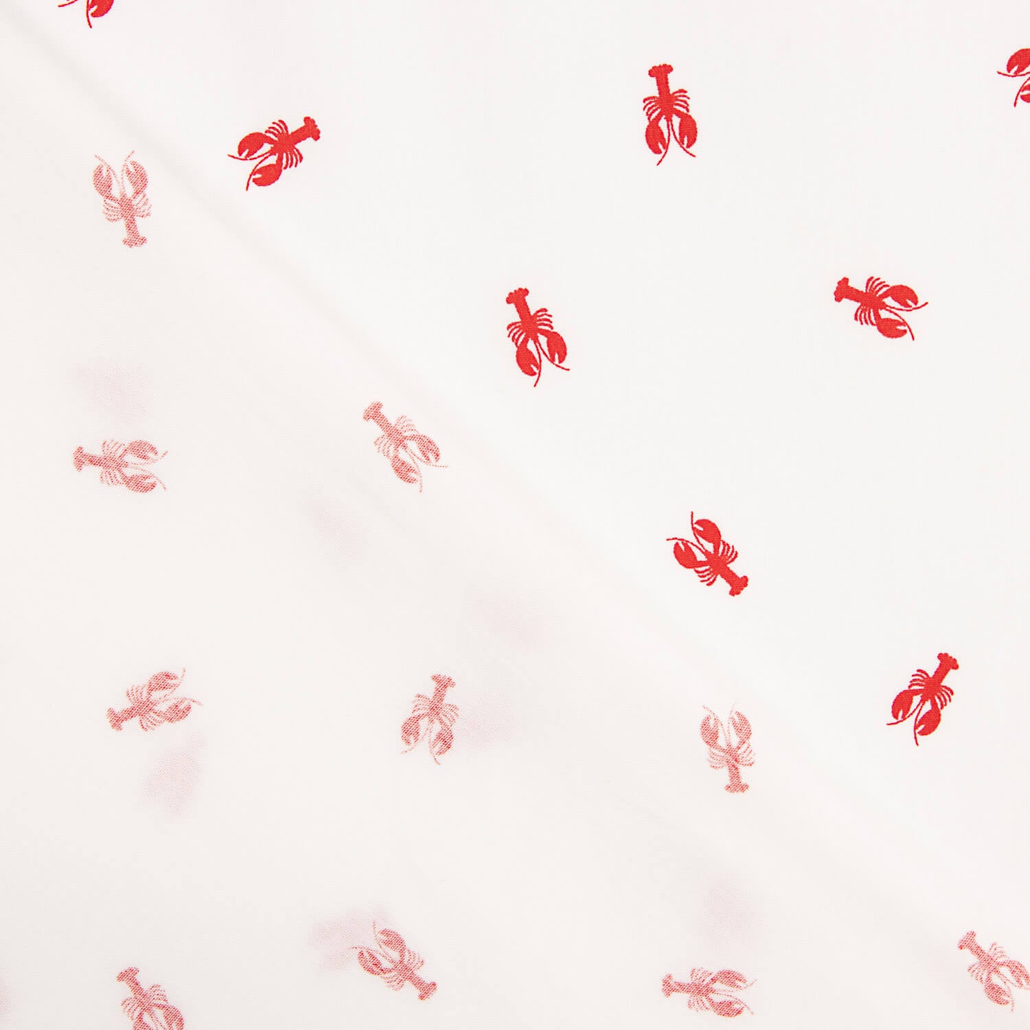 Red Lobster Print Cotton Poplin - Ribes y Casals