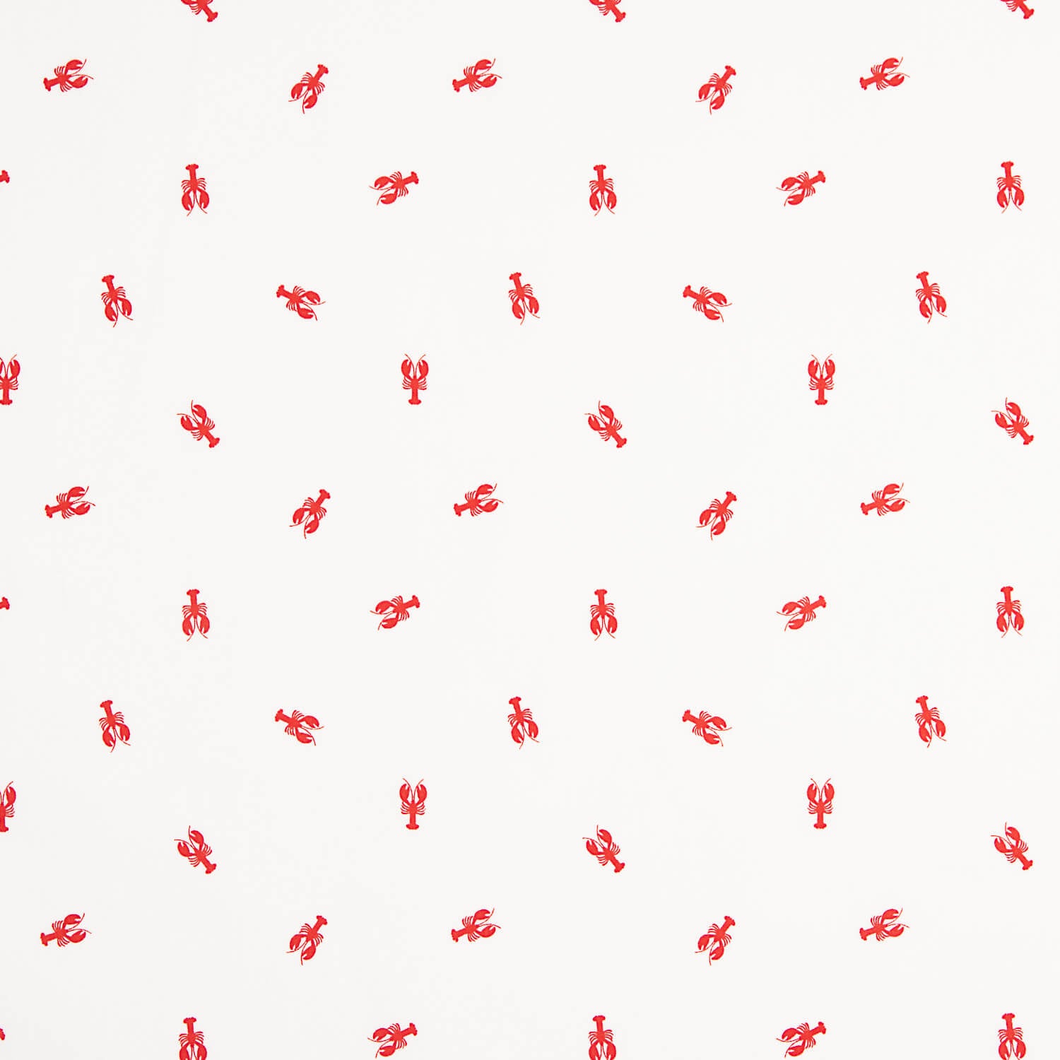 Red Lobster Print Cotton Poplin - Ribes y Casals
