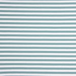 Greenish Blue and White Striped Cotton Sweater - Ribes y Casals