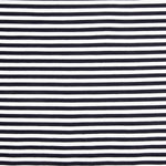 Navy and White Striped Cotton Sweater - Ribes y Casals