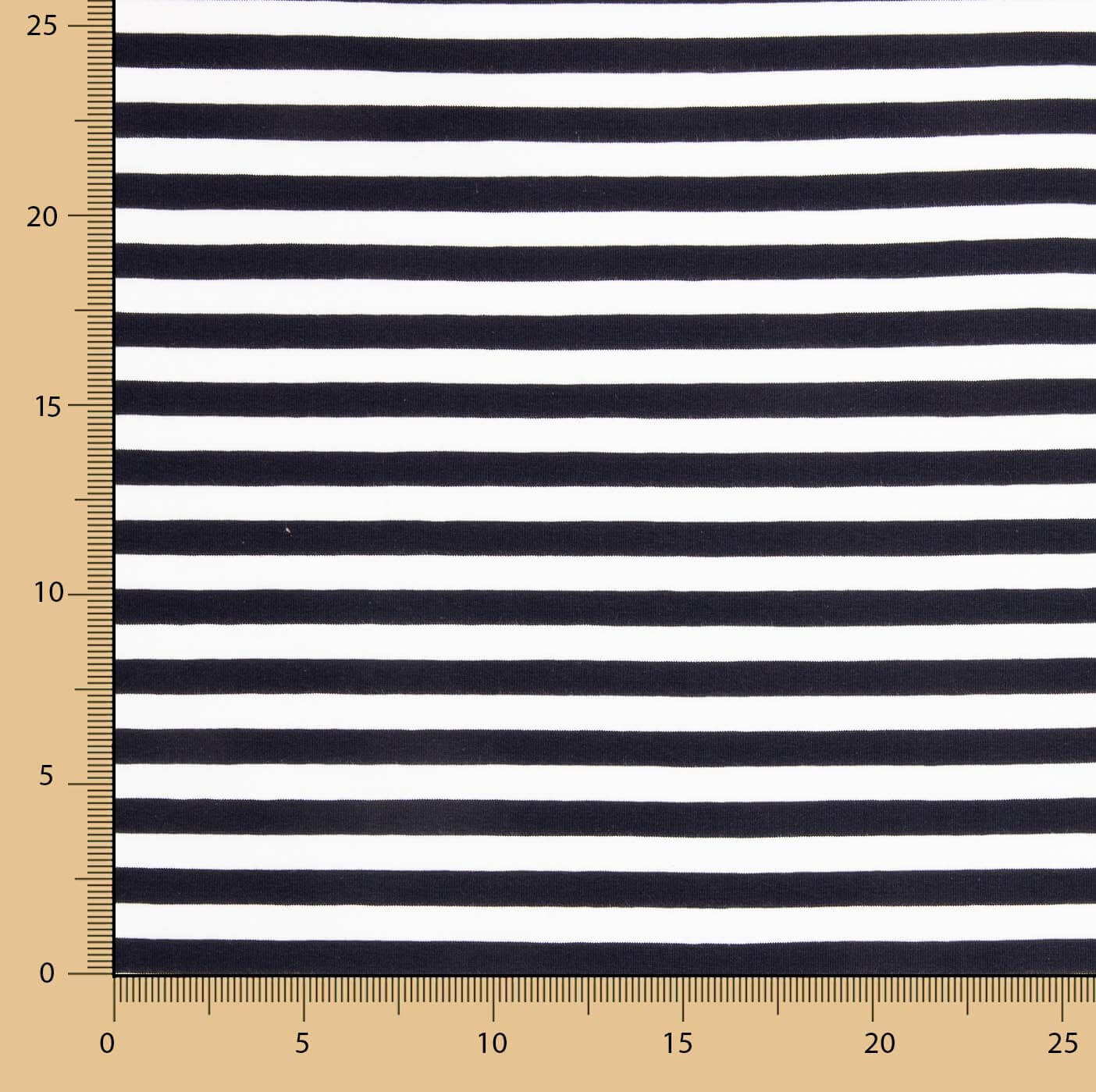 Navy and White Striped Cotton Sweater - Ribes y Casals