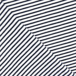 Navy and White Multi-Stripe Cotton Dot - Ribes y Casals