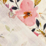 Linen with Viscose Watercolour Floral Print - Ribes y Casals