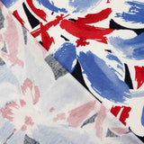 Blue and Red Floral Sailor Viscose Dot - Ribes y Casals