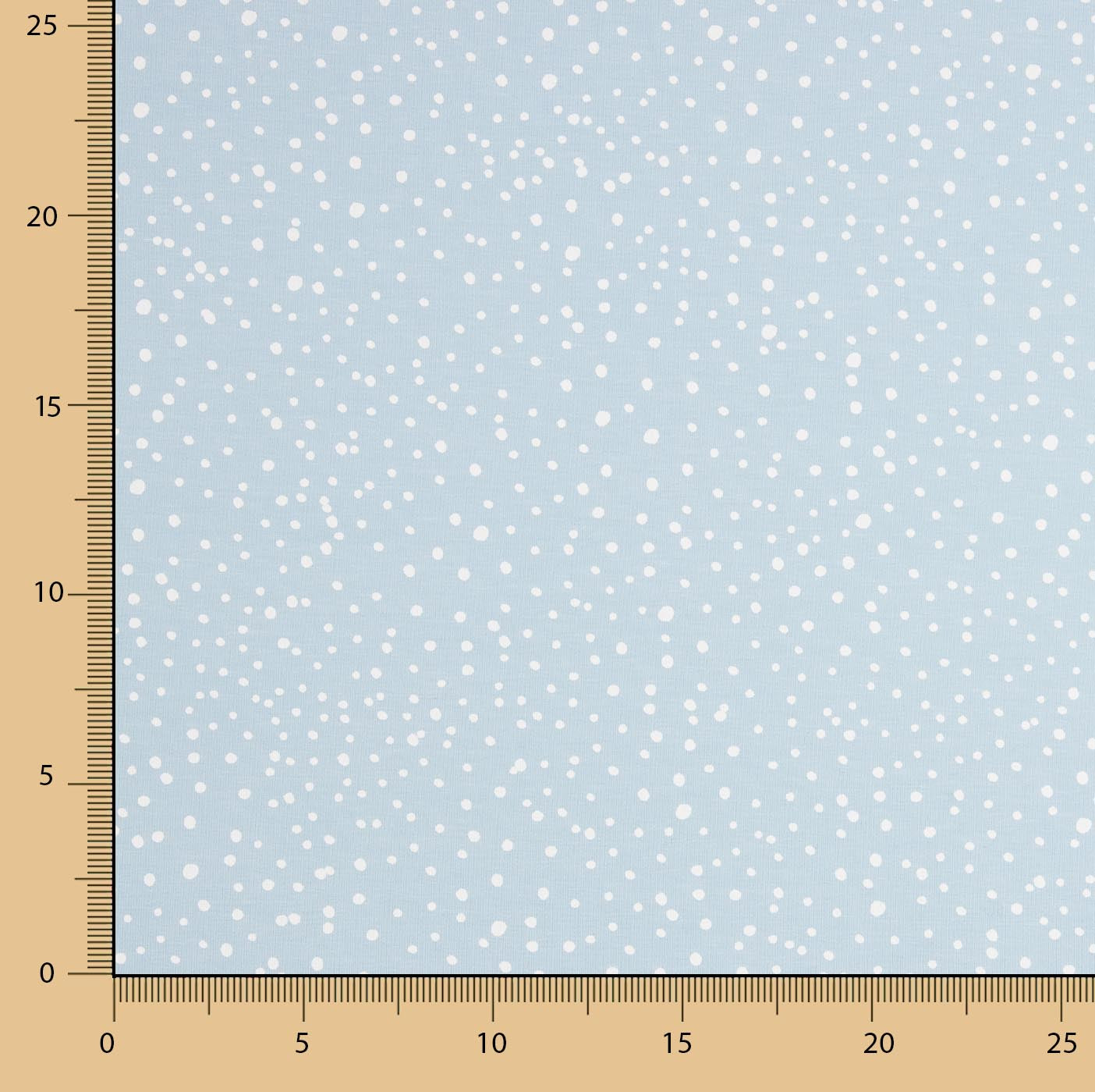 Snowy Blue Cotton Dot - Ribes y Casals