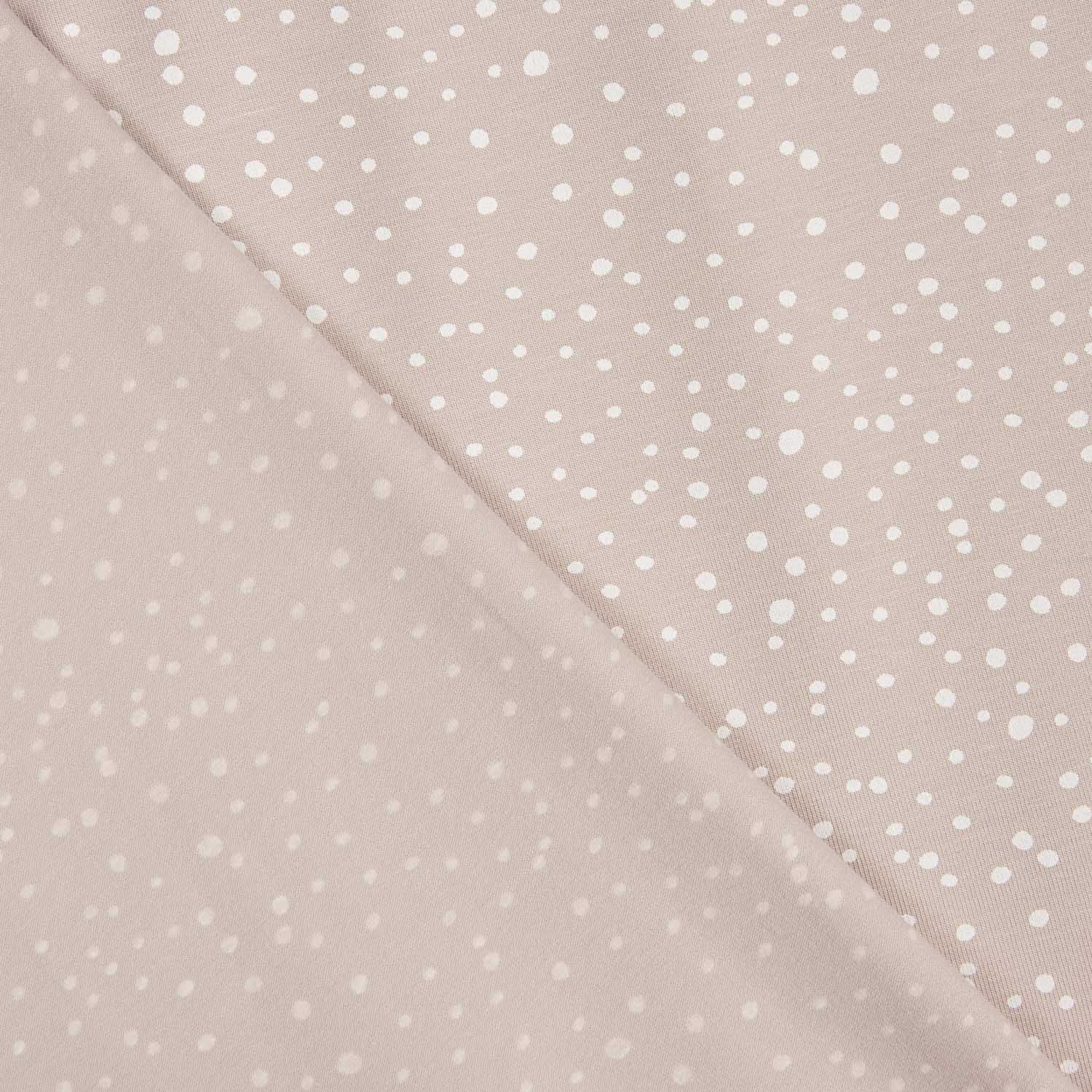 Snowy Beige Cotton Dot - Ribes y Casals