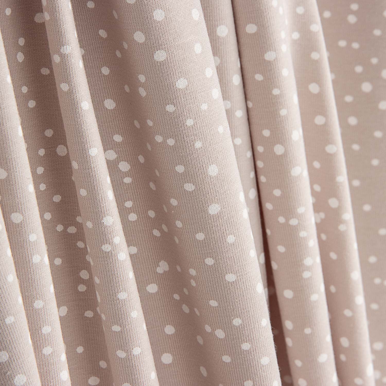 Snowy Beige Cotton Dot - Ribes y Casals