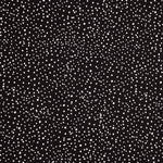 Snowy Black Cotton Dot - Ribes y Casals