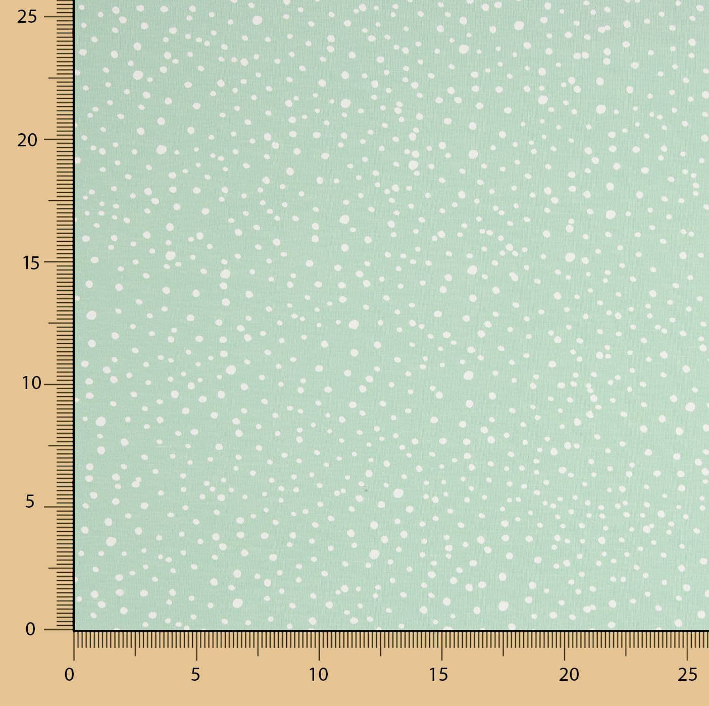 Snowy Green Water Cotton Dot - Ribes y Casals