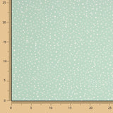 Snowy Green Water Cotton Dot - Ribes y Casals