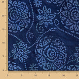 Blue Batik Cotton Knit - Ribes y Casals