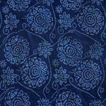 Blue Batik Cotton Knit - Ribes y Casals