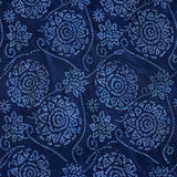 Blue Batik Cotton Knit - Ribes y Casals