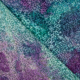 Green and Purple Batik Cotton Dot - Ribes y Casals