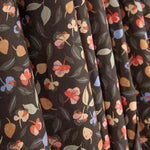 Garden Noir Printed Viscose - Ribes y Casals