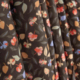 Garden Noir Printed Viscose - Ribes y Casals