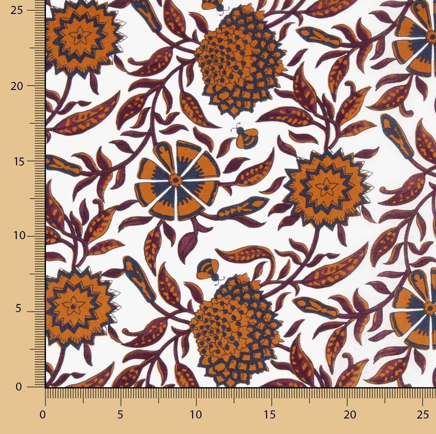 Jaipur Ivory Cotton Poplin - Ribes y Casals