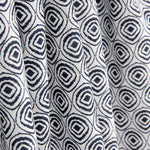 Jaipur Geo Navy Cotton Poplin - Ribes y Casals