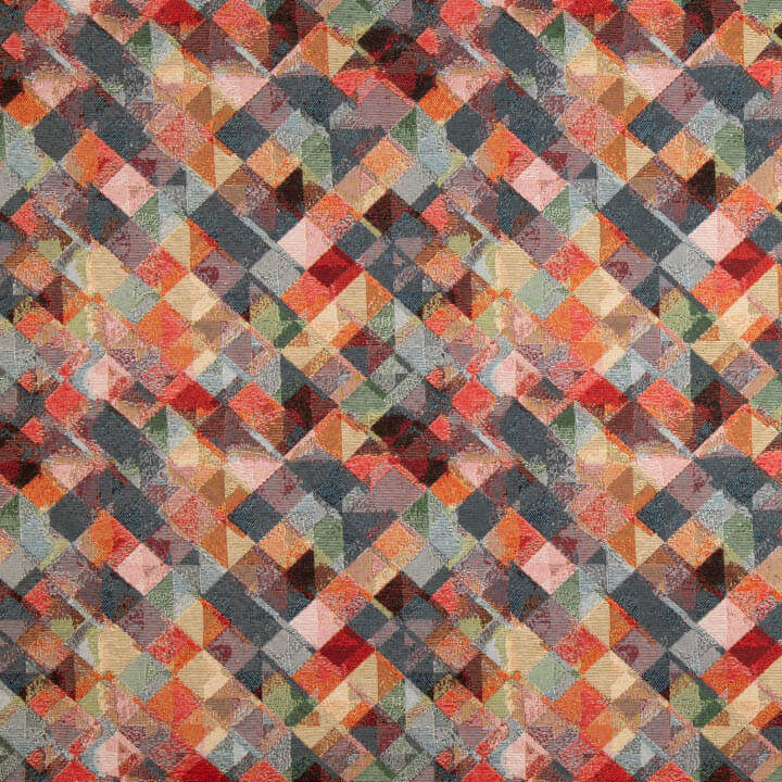 Multicoloured Geometric Patchwork Tapestry - Ribes y Casals